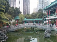 Die Tempel Anlage Wong-Tai-Sin in Hongkong