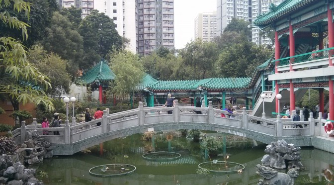 Die Tempel Anlage Wong-Tai-Sin in Hongkong