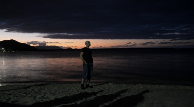 Ich am Strand von Cairns