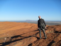 Ich auf dem Ayers Rock Uluru Australien