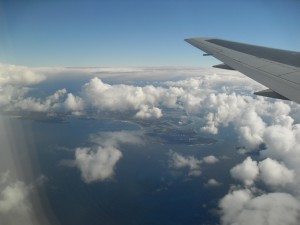 Ausblick Flugzeug (Reisetagebuch: Eine weite Reise nach Australien)