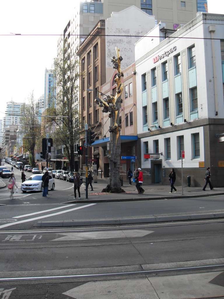 Goldener Baum in Sydney