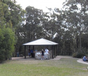Öffentlicher Grill in Australien (Reisetagebuch Australien: Die Glass House Mountains)