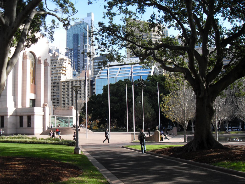 Sydney Gebäude und Bäume