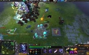 Dota: Mit Riki beim gegnerischen Ancient kurz vor dem Sieg (Defense of the Ancients 2 – DotA 2)