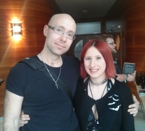 Lydia Benecke und ich auf dem Wave-Gotik-Treffen (Mein kältestes Wave Gotik Treffen oder auch: Mein Rückblick auf das WGT 2015)