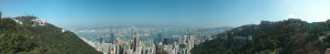 Panorama Bild Hongkong Victorias Peak (Reisetagebuch Hongkong: Auf dem Victoria Peak)