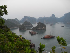 In der Ha Long Bucht in Vietnam (Reisetagebuch Vietnam: Auf einer Dschunke in der Halong Bucht)