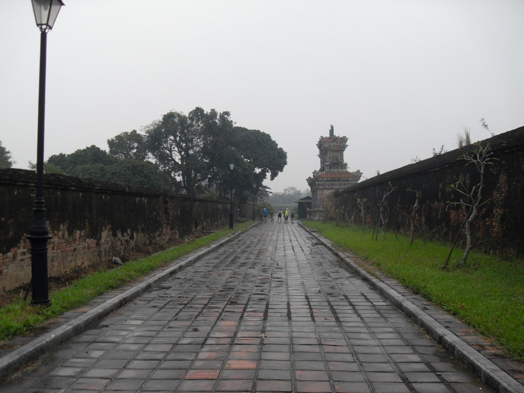 In der Kaiserstadt in Hue Vietnam