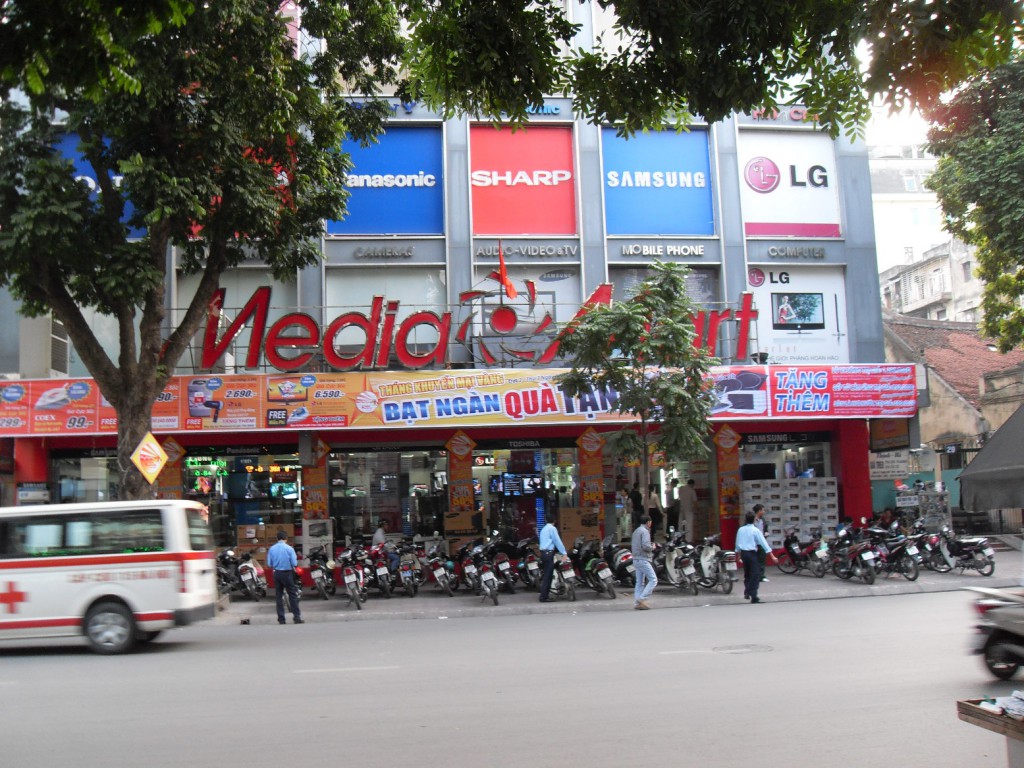 Der Media Mart in Hanoi Vietnam