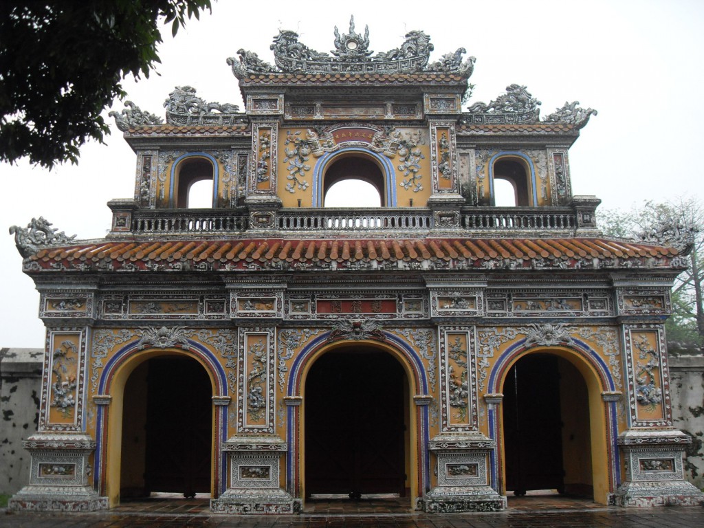 Koenigspalast in Hue in Vietnam