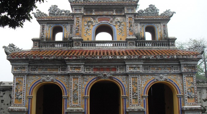 Koenigspalast in Hue in Vietnam