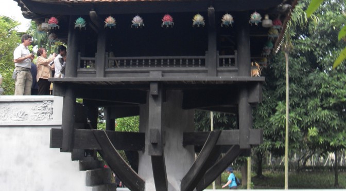 Pagode in Hanoi Vietnam