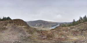 Glendalough National Park 360 Grad Panorama Photosphere (Wandern in Irland: Im Glendalough Nationalpark)