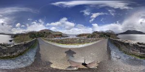 Meeting of the Waters 360 Grad Panorama-Photosphere Bild (Wandern in Irland Teil zwei: Wanderung im Killarney Nationalpark)