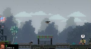 Broforce Snake Broskin Augenklappe Gameplay retro game (Broforce – Sei ein Bro!)