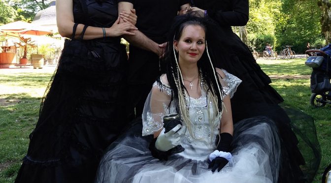 Auf dem Viktorianisches Picknick beim Wave Gotik Treffen 2017