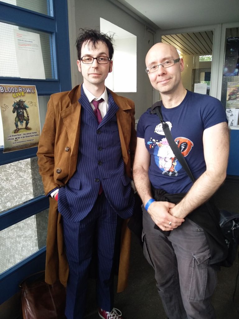 Der zehnte Doktor. Doctor Who Cosplay auf der Nordcon