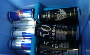 Energy Drinks und Bier Vorrat für den Junggesellenabschied (Ein toller Junggesellenabschied der anderen Art)