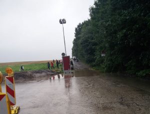 Pfütze beim M’era Luna 2017 (Mein M’era Luna 2017 – Das kleine Wacken)