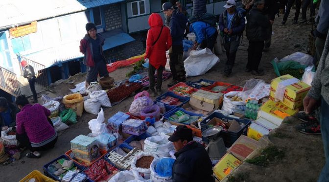 Der Markt in Namche Bazar