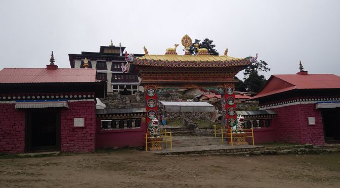 Monastary bzw. Tempel bei Tengboche in Nepal