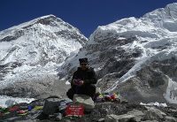 Knoten Knut und beim Mount Everest Base Camp in Nepal