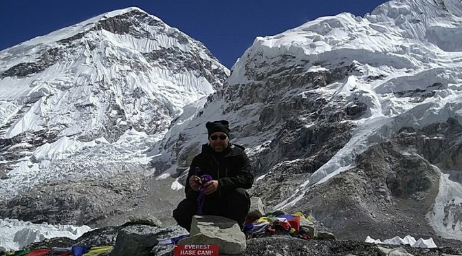 Knoten Knut und beim Mount Everest Base Camp in Nepal