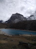 Landschaft beim Ama Dablam mit See