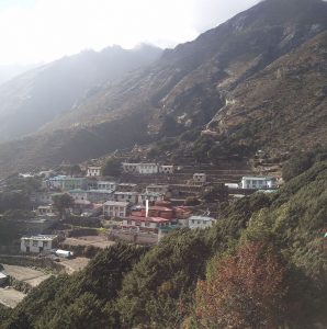 Upper Pangboche in Nepal (Trek nach Phortse über Windy Valley und Upper Pangboche)