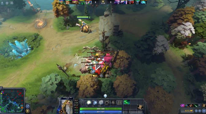 Ein gestacktes Camp durch KotL bzw. Keeper of the Light bei Dota