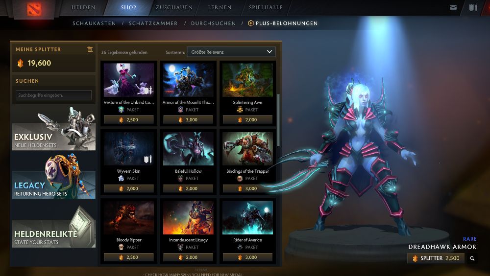 Dota 2 - Vengeful Spirit / Dreadhawk Armor