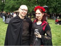 Auf dem Viktorianischen Picknick beim Wave Gotik Treffen (WGT) 2018 in Leipzig