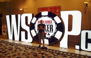 Knoten Knut und ich bei der World Series of Poker in Las Vegas WSOP (Bei der World Series of Poker – WSOP in Las Vegas)