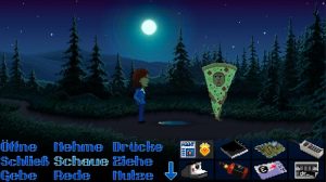 Thimbleweed Park: Pizza Mensch läuft weg (Thimbleweed Park)