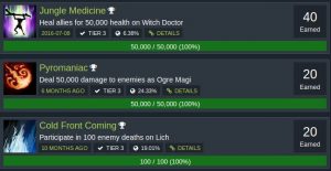 Hero Feats Achievements Dota (Dota Achievements – Herausforderungen für Dota)