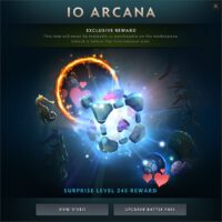 Io Arkana als Companion Cube Portal Dota Battle Pass