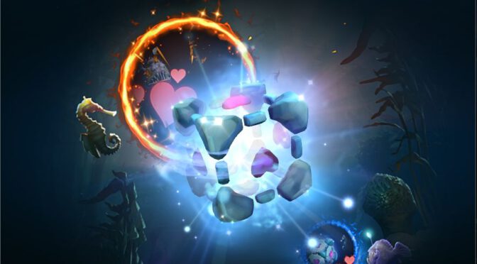 Io Arkana als Companion Cube Portal Dota Battle Pass