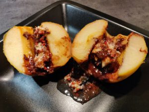 Bratapfel mit Yogurette am Weltbratapfeltag 2021 (Mein Beitrag zum Weltbratapfeltag 2021)