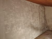 Renovierung - Verspachtelte Wand