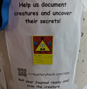 Karte „Bill Cyber“ des Mysteryhack NFC-Sammelkartenspiels auf dem Chaos Communication Congress 2025 39C3 (Mein Chaos Communication Congress 2025 – 39C3 Power Cycles)